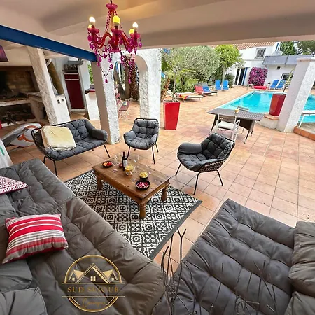 Villa Mas M - D'exception - Piscine - Jeux Enfants - Bbq - Plancha - Cheminee - Calme - 5 - Sudsejourconciergerie *