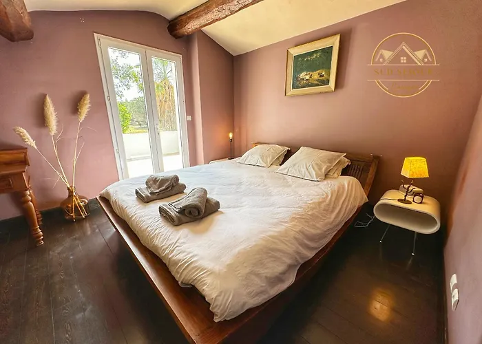 Villa Mas M - D'exception - Piscine - Jeux Enfants - Bbq - Plancha - Cheminee - Calme - 5 - Sudsejourconciergerie *