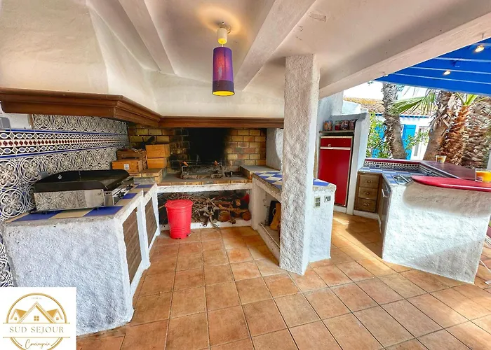 Villa Mas M - D'exception - Piscine - Jeux Enfants - Bbq - Plancha - Cheminee - Calme - 5 - Sudsejourconciergerie Perpignan