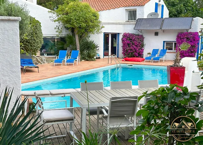 Mas M - D'exception - Piscine - Jeux Enfants - Bbq - Plancha - Cheminee - Calme - 5 - Sudsejourconciergerie * Perpignan