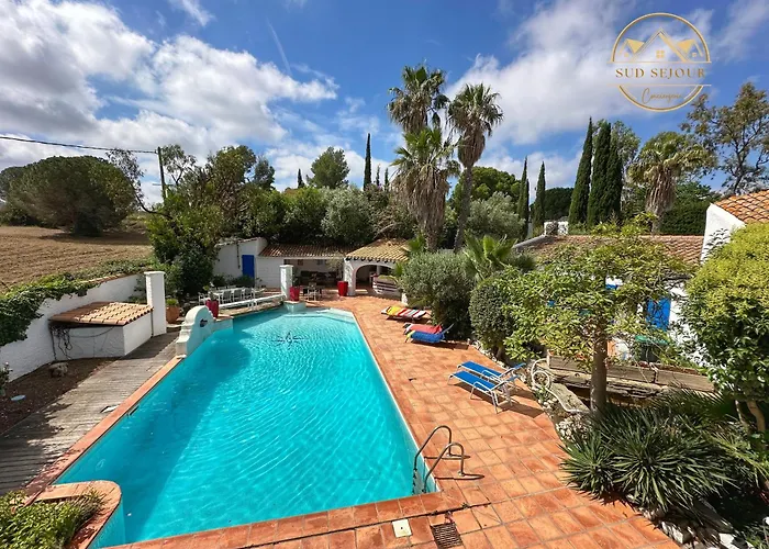 Mas M - D'exception - Piscine - Jeux Enfants - Bbq - Plancha - Cheminee - Calme - 5 - Sudsejourconciergerie Villa