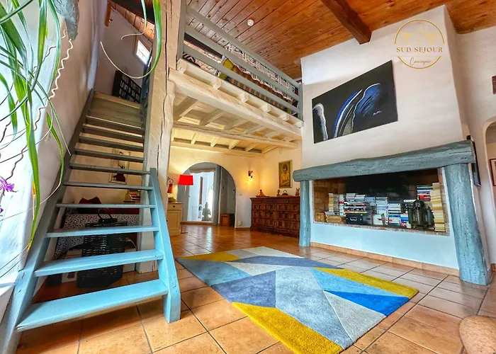 Mas M - D'exception - Piscine - Jeux Enfants - Bbq - Plancha - Cheminee - Calme - 5 - Sudsejourconciergerie